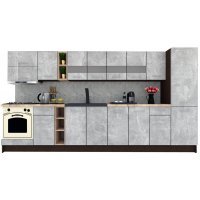 Bucatarie MARINA NEW 370 A Wenge / Decor 4298
